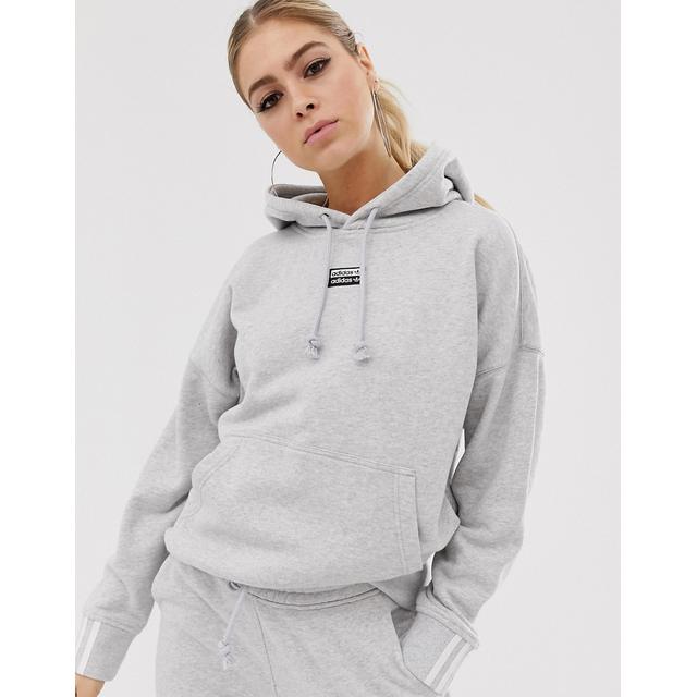 Adidas Originals Ryv Hoodie In Grey 