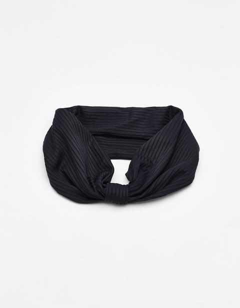Semiturbante Plisado Con Nudo