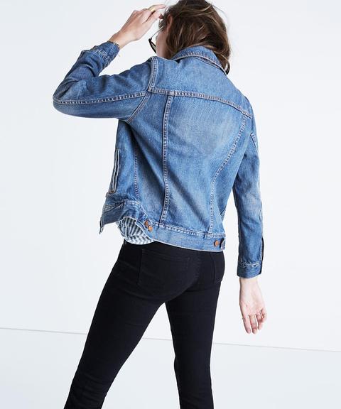madewell jean jacket pinter wash