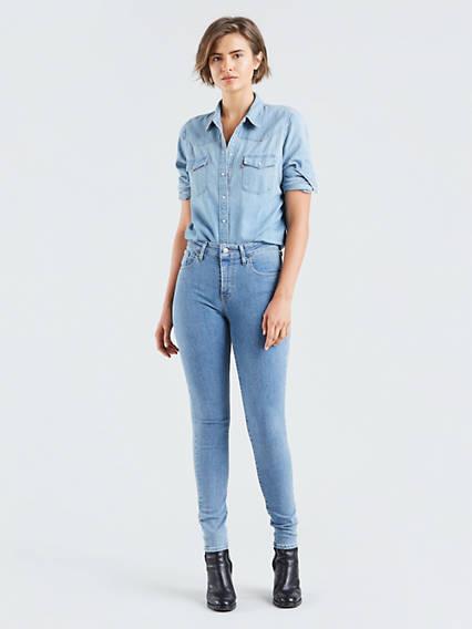 721™ High Waisted Skinny Jeans Bleu / Out Of Touch