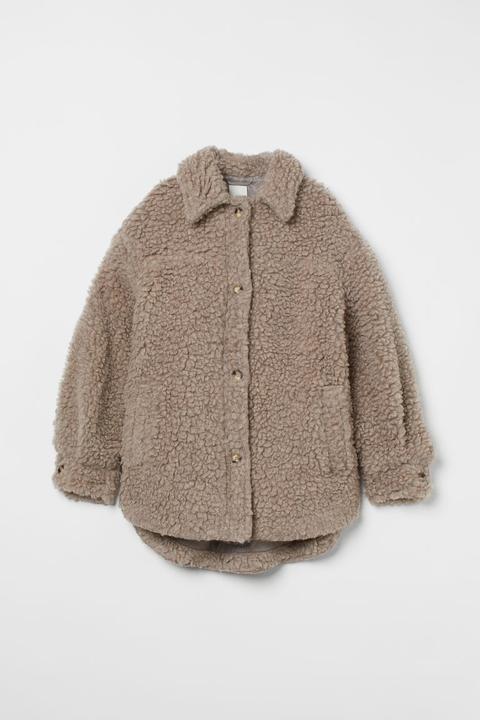 Chaqueta De Borreguito - Beis