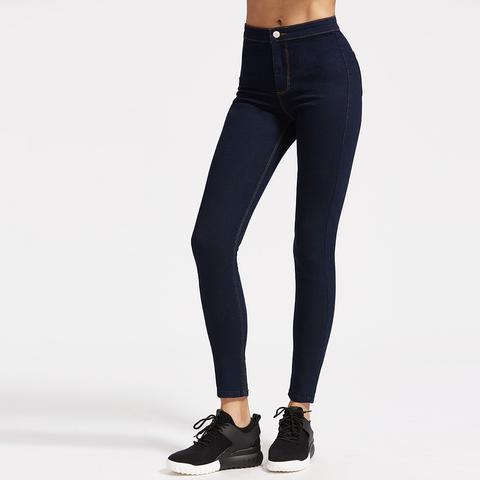 Skinny Jeans - Navy