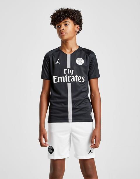 maillot psg jordan noir junior