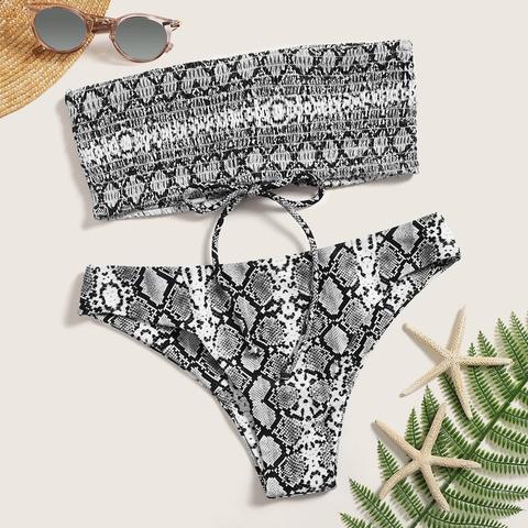 Set Bikini Bandana Con Lacci