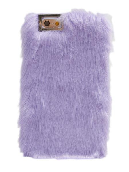 Iphone Se/5/5s Lilac Fur Case