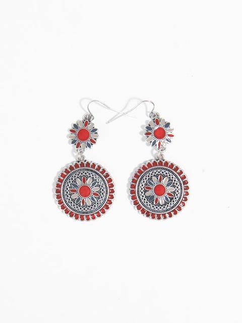 Pendientes Red Folk