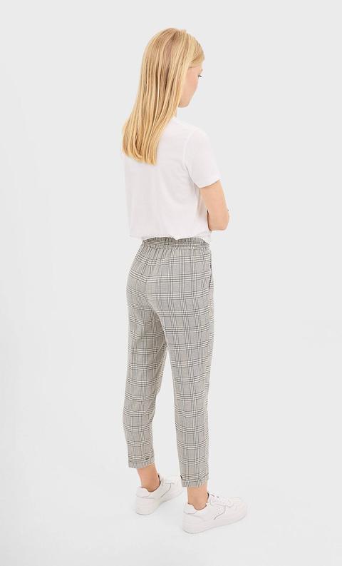 Stradivarius on sale striped trousers