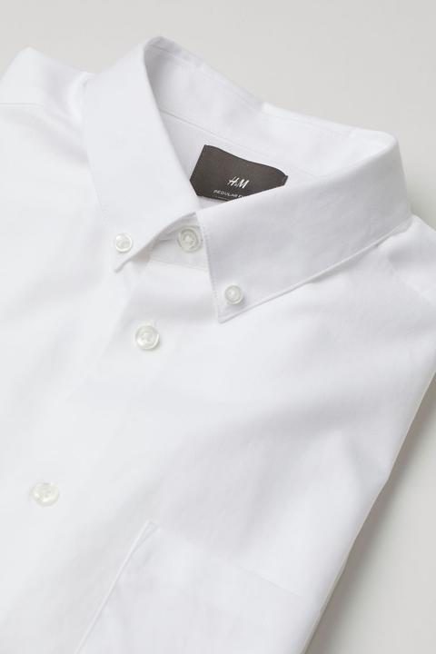 Premium Oxford Cotton Shirt - White