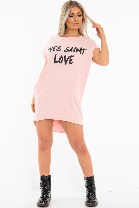 yves saint love t shirt dress