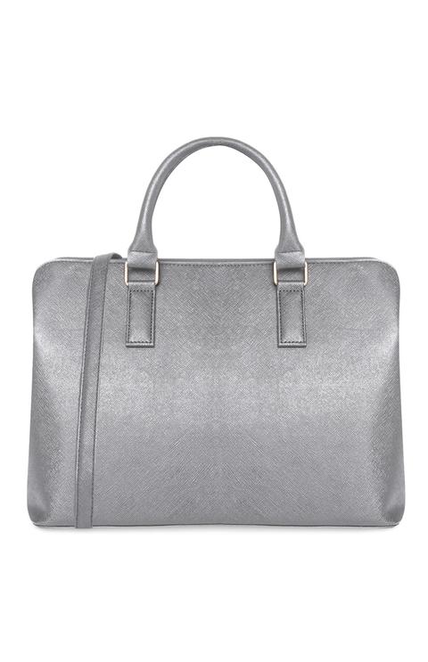 Bolso Rígido Plateado