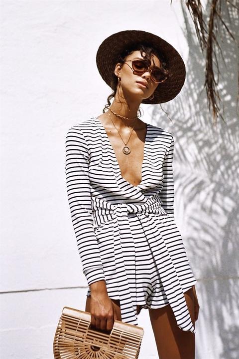 Stripe Marketta Playsuit