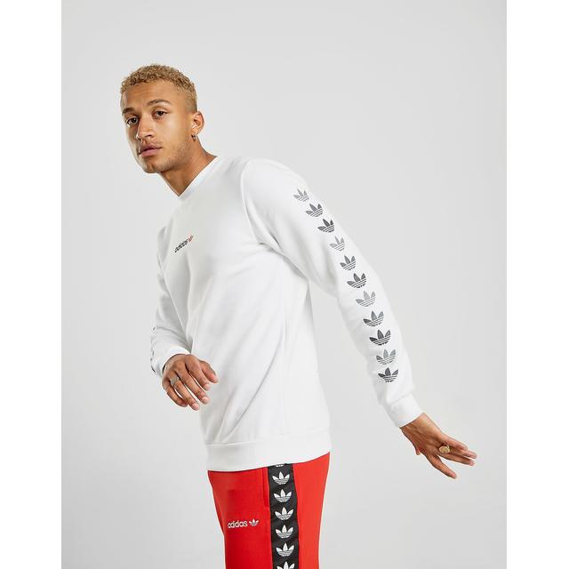 Adidas Originals Tape Crew Sweatshirt - White - Jd Sports on 21 Buttons