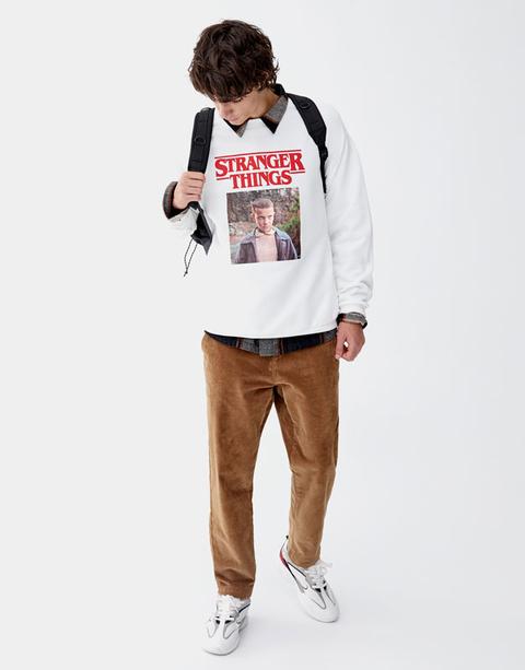 Sudadera Netflix Stranger Things Estampado Fotográfico