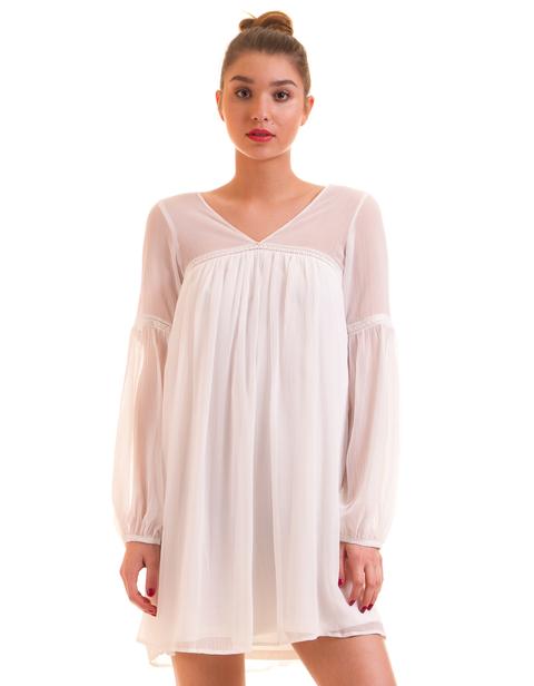 Vestido Blanco Ibicenco De Vila Clothes | Buylevard