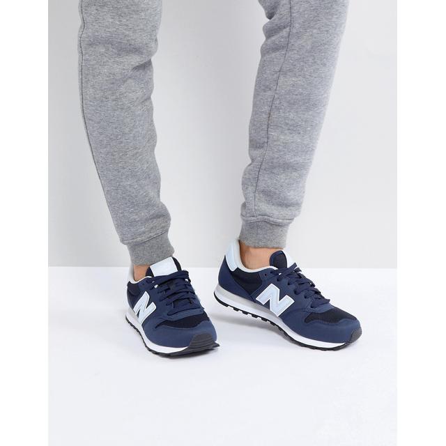 new balance 500 azul e laranja