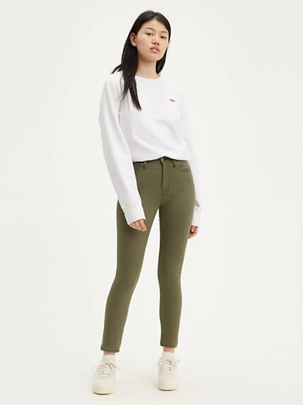 721™ High Rise Skinny Jeans Verde / Olive Night