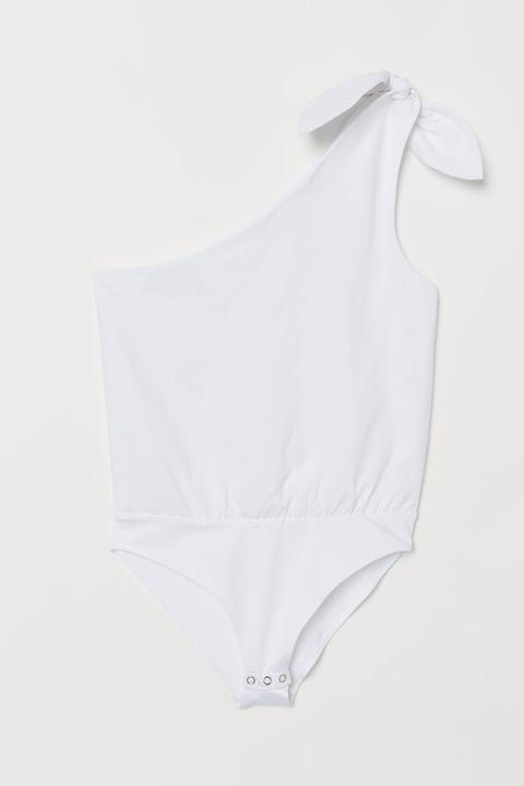 H & M - Body Monospalla - Bianco