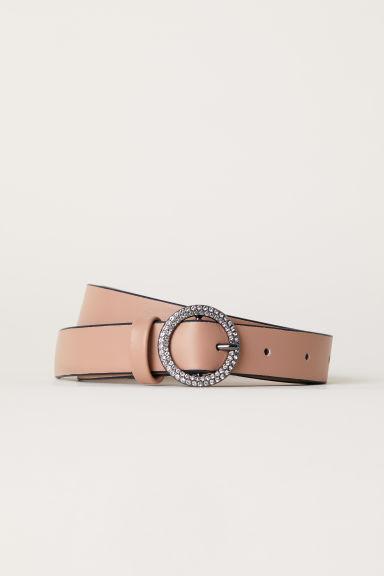 Cinturón Con Hebilla De Strass