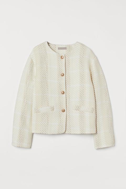 Bouclé Jacket - Beige