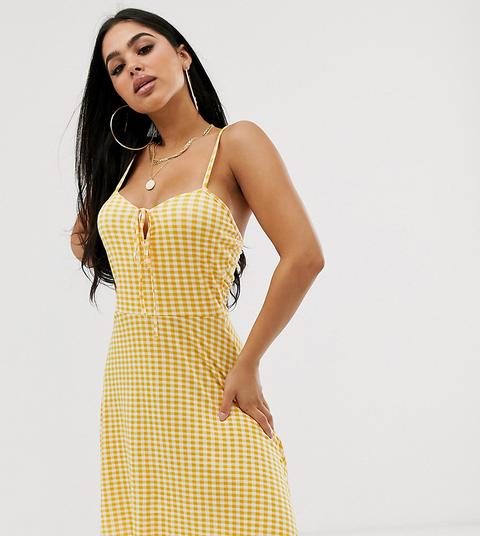 boohoo gingham dress