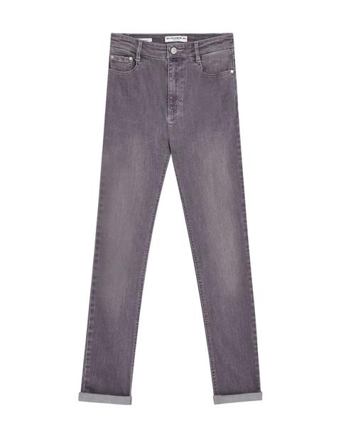 Jeans Super Skinny Fit De Tiro Alto