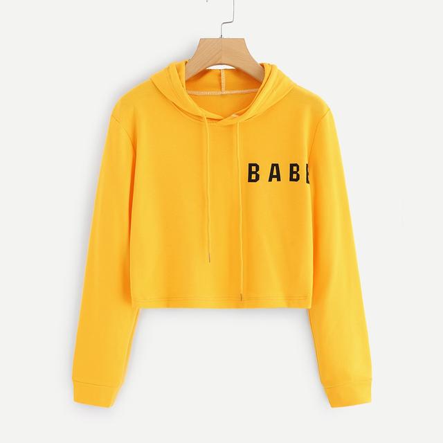 shein yellow hoodie