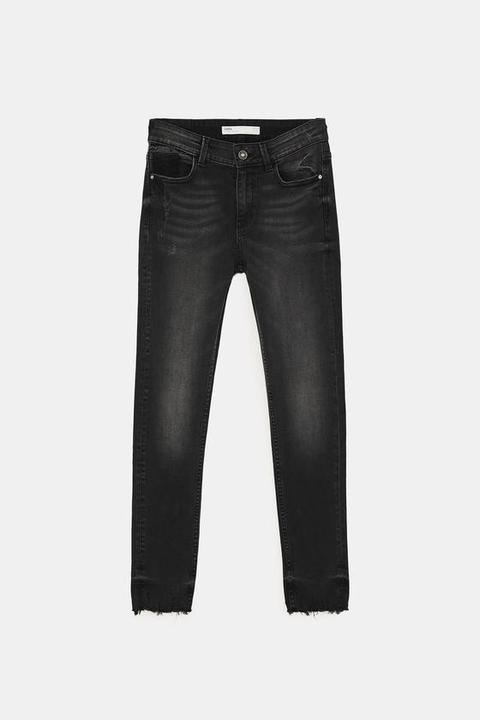 Jeans Z1975 Con Orlo Irregolare