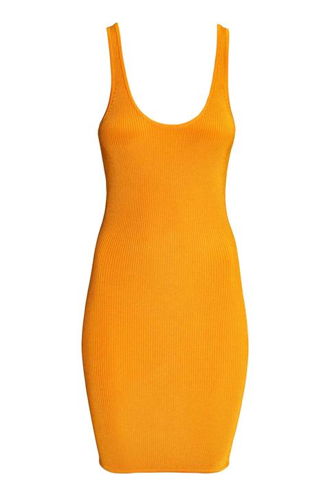 Vestido En Punto De Canalé