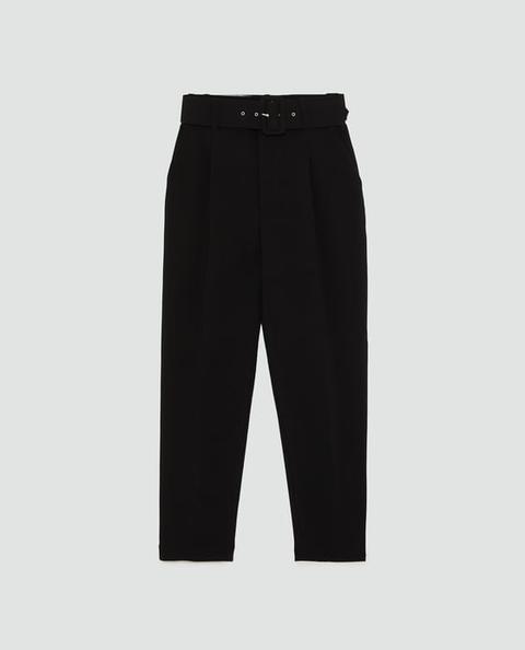 Trousers With Belt