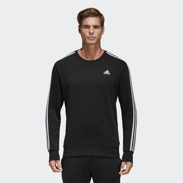 adidas essentials 3 stripes sweatshirt