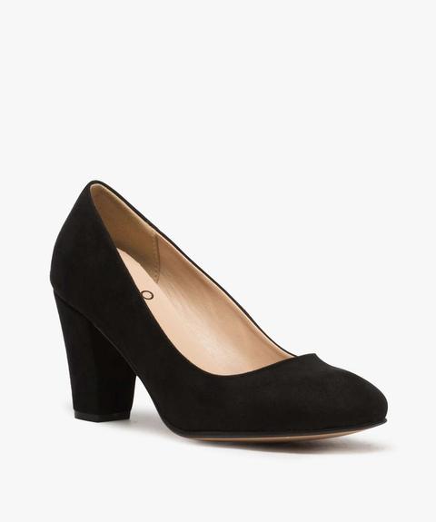 escarpin a talon large