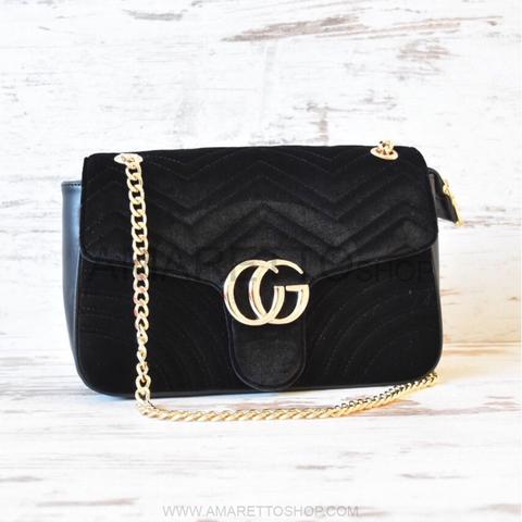 Bolso Romantic Velvet Black