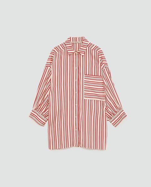 Camicia Oversize A Righe