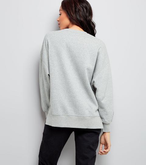 split side sweatshirt