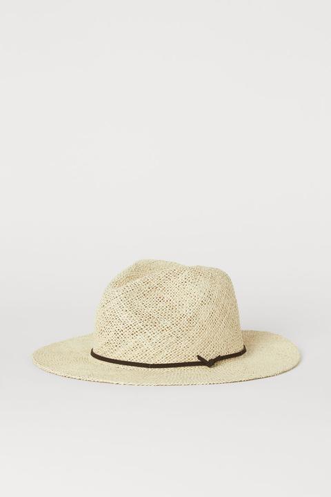 H & M - Cappello In Paglia - Bianco