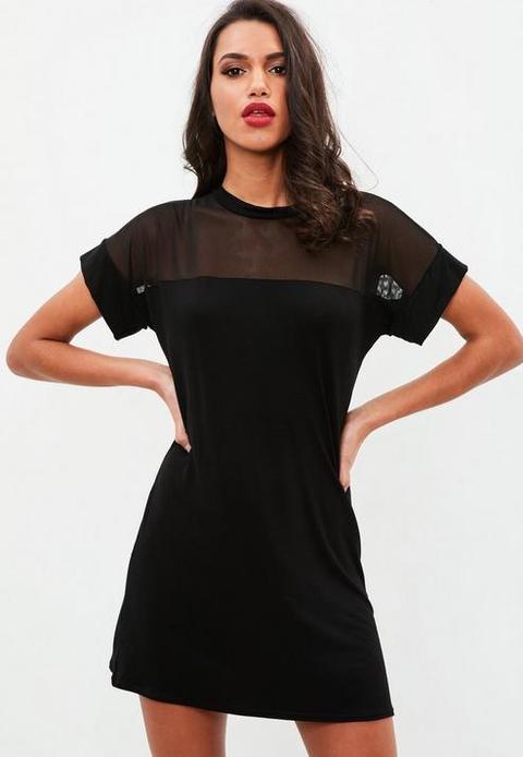 black mesh shirt dress Big sale - OFF 65%