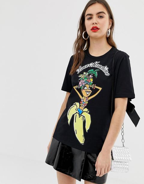 Love Moschino Mermaid Print T-shirt