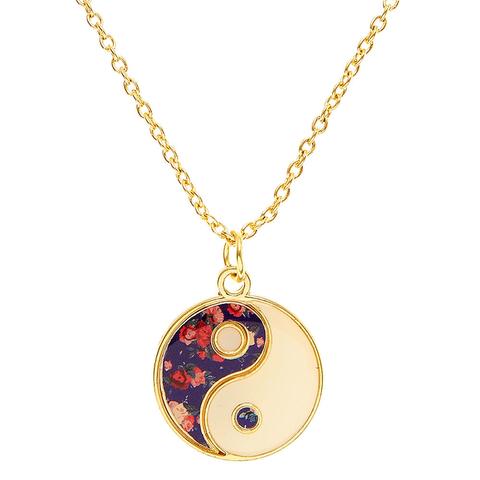 Yin yang sale necklace claire's