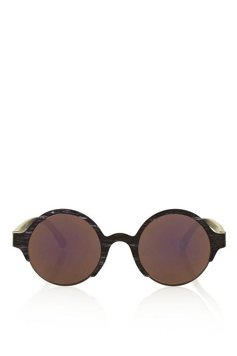 Cutout Round Sunglasses