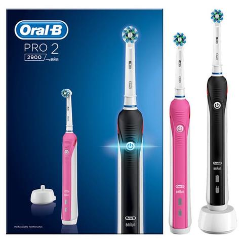 bladzijde procedure koffie Oral B Pro 2 2900 Crossaction Electric Toothbrush Duo Pack from Superdrug  on 21 Buttons
