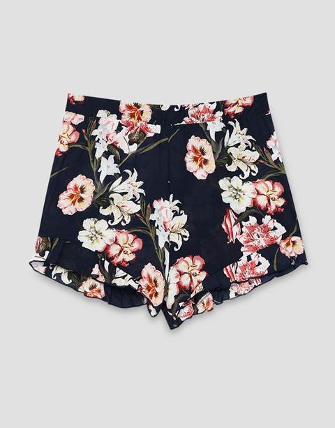 Short Volante Estampado