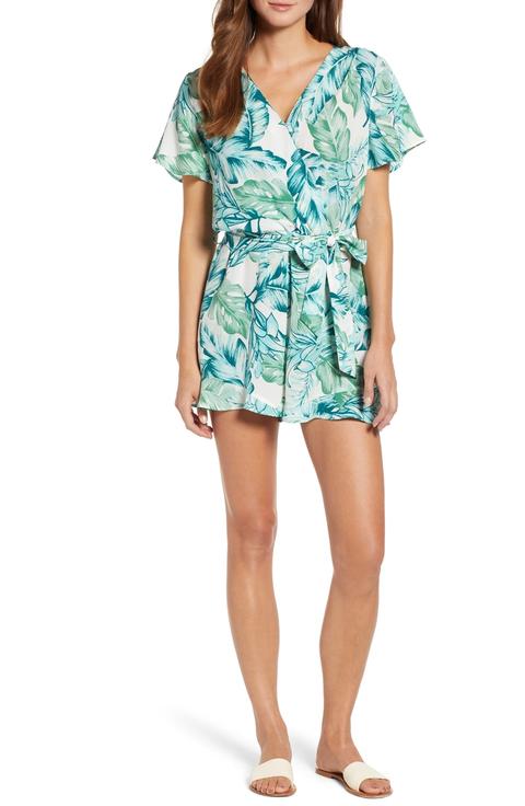 X Hi Sugarplum! Catalina Ruffle Hem Romper