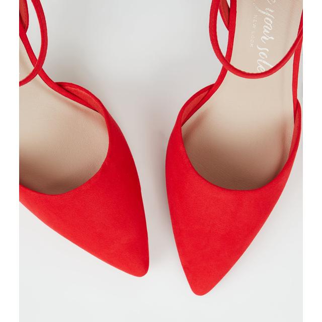 red court shoes wide fit