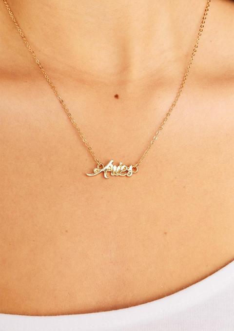Kira Gold Aries Necklace