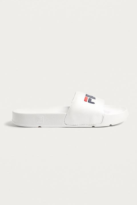 Fila Driftcore White Pool Sliders - Mens Uk 9