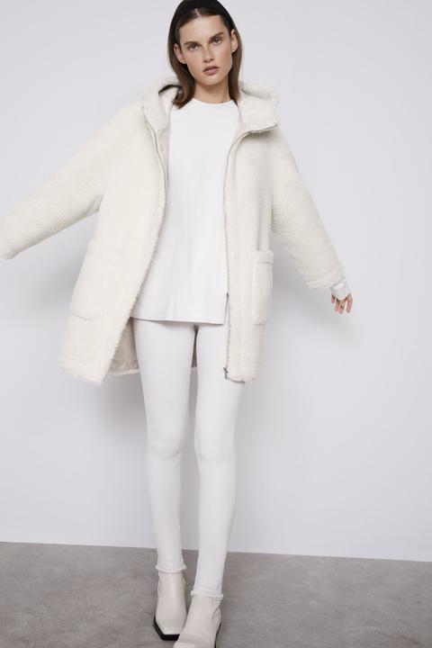 Faux Shearling Coat