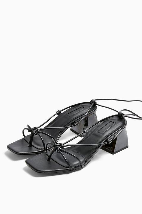 Nikita Black Strap Sandals