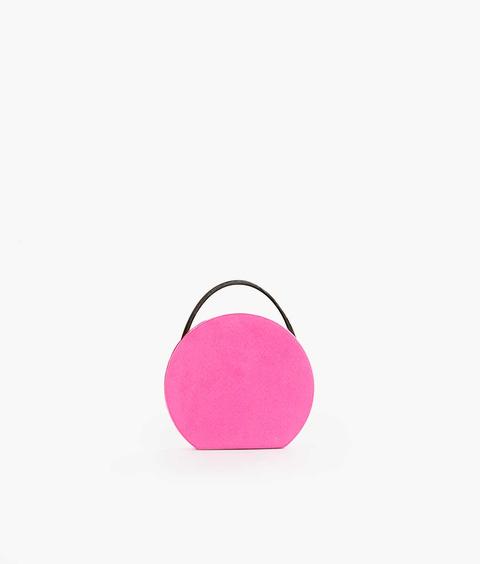 Clutch Redondo Fluor Fucsia