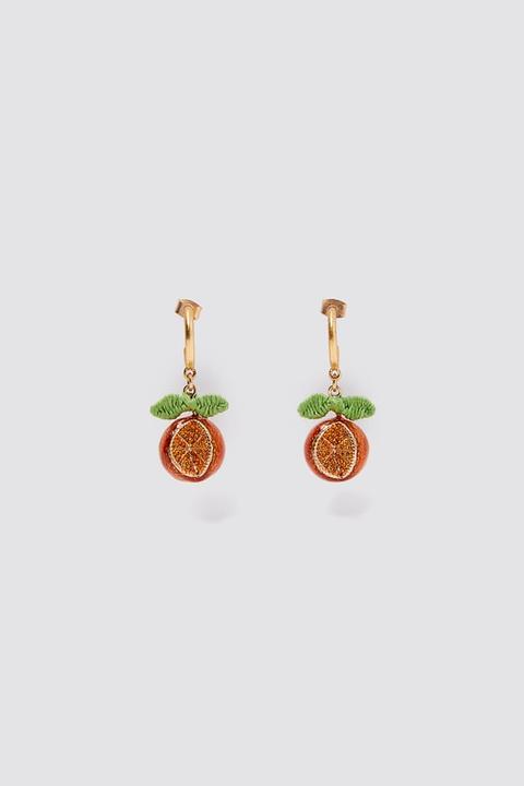 Pendientes Colgantes Naranja
