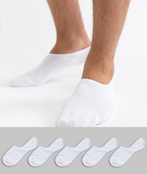 Jack & Jones - Confezione Da 5 Fantasmini Bianchi - Bianco